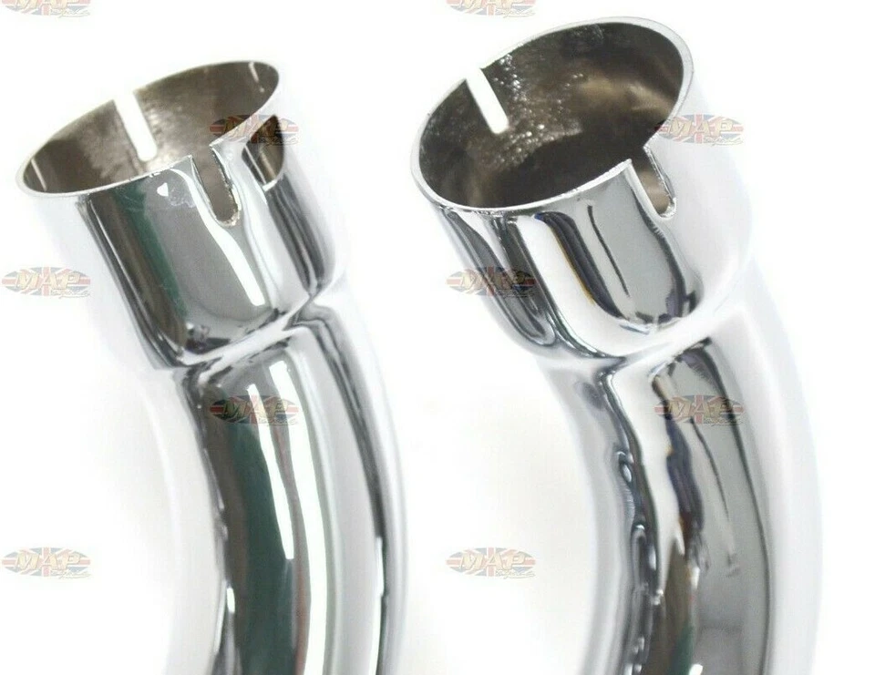 Réplica de tubos de escape MAC Triumph 1963-1972 650 TR-120 Bonneville TR6 Foto 2 de 3