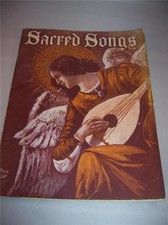 Livre de chansons sacrées partition édition académique pour piano et orgue ancien