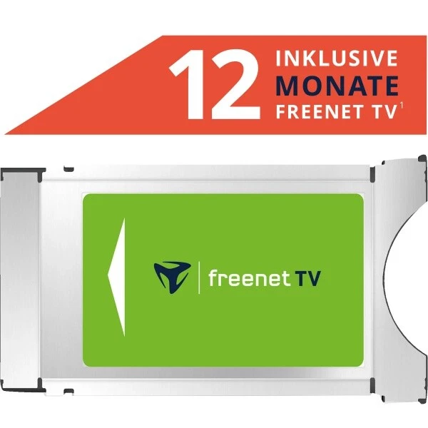 FREENET TV CI+ Modul 12 Monate DVB-T2 HD  Empfang HDTV Satelliten CI Plus