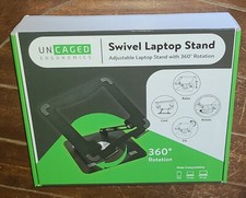 UnCaged Swivel Laptop Stand: Adjustable Laptop Stand with 360 Degree Rotation 