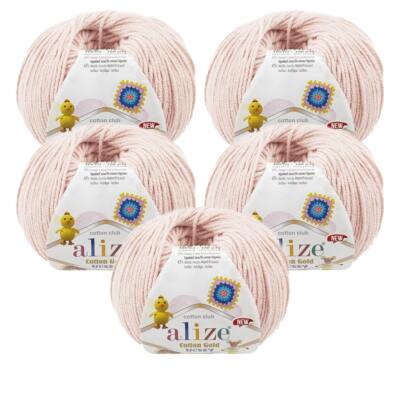 10 x ALIZE COTTON GOLD HOBBY NEW Handstrickgarn 