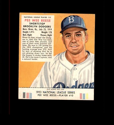 red man chewing tobacco baseball cards 1953 Red Man Tobacco Baseball - Complete your set. Pick your card. ALL W/  TABS