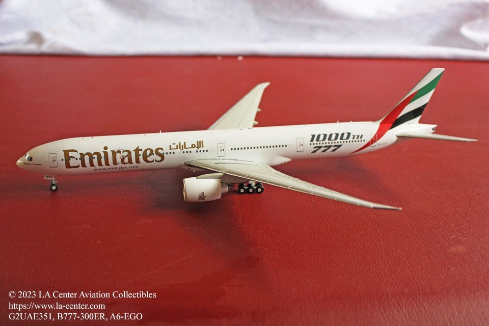 Gemini Jets Emirate Airways Boeing 777-300ER 1000th 777 Diecast