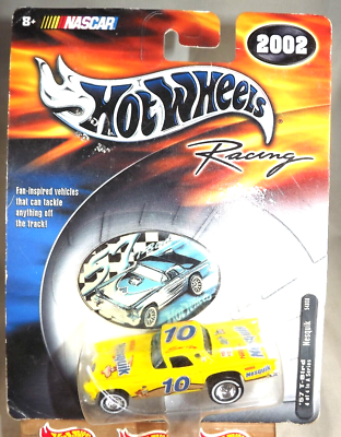 2002 Hot Wheels Racing-Nesquik 4/4 '57 T-BIRD Yellow w/Real Riders