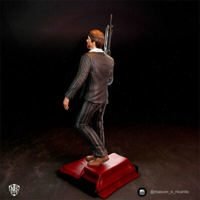 Scarface Al Pacino 3D Printing Unpainted Figure Model GK
