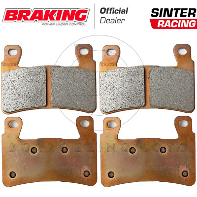 SATZ 4 BREMSBELÄGE VORNE SUPER SINTER HONDA CBR 954 RR-R FIREBLADE 2002