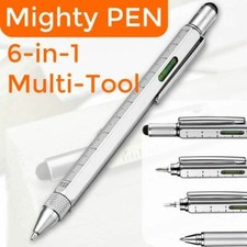 6-in-1 multi-tool pen, stylus, level, screwdriver, level, ruler  multi-tool