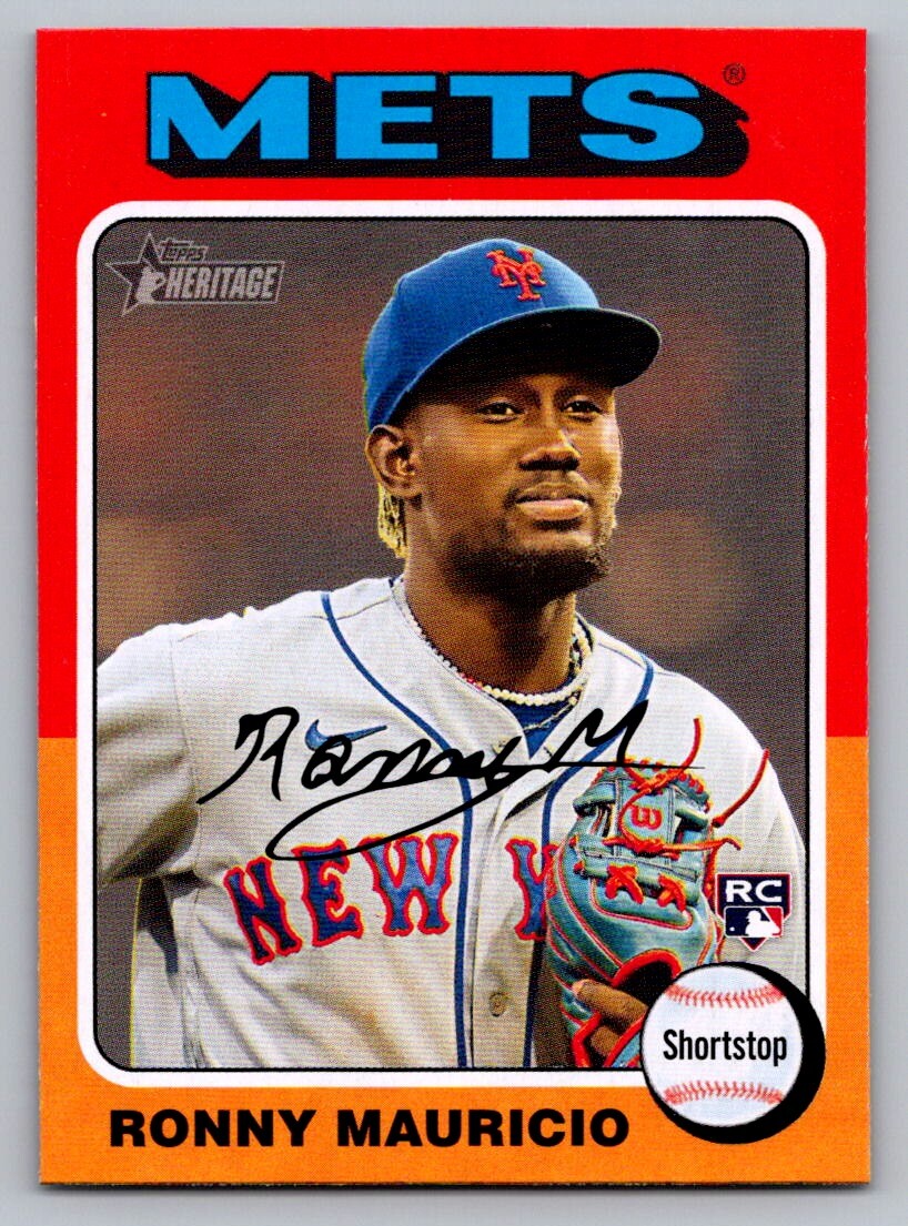 2024 Topps Heritage #296 Ronny Mauricio