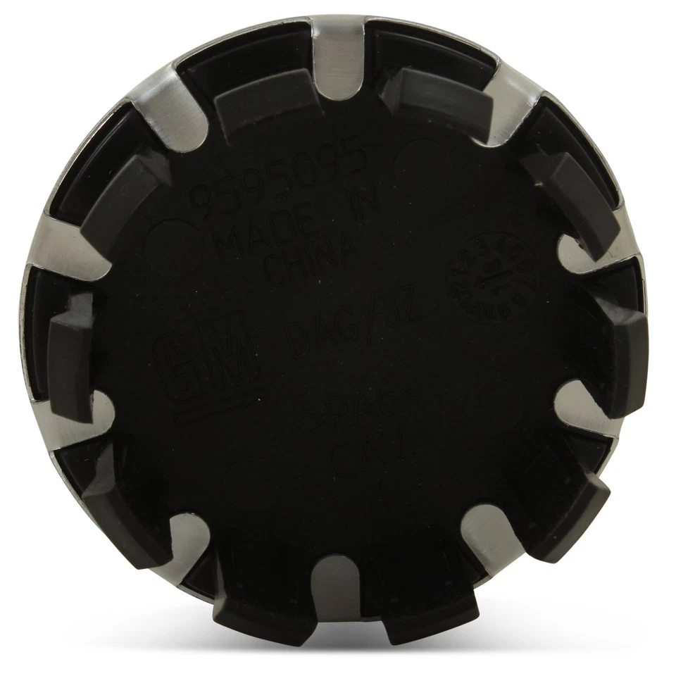 Original Chevrolet Cruze Sonic Volt 2005-2019 tapa central plateada con logotipo dorado Foto 2 de 3