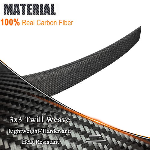Carbon Heckspoiler Spoiler Abrisskante Lippe passend für BMW 5er F10 F18 528i M5 - Picture 9 of 12