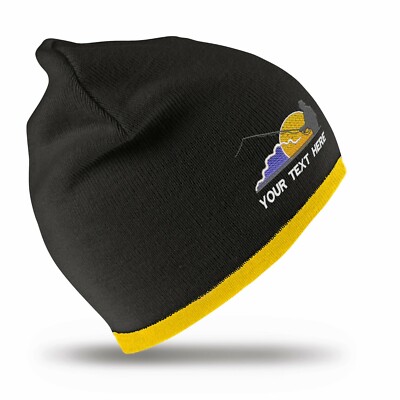 Fishing Club bestickte Kontrastmütze mit individuellem Logo!  Design 3