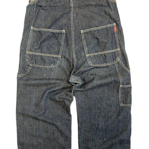 WRANGLER BLUE BELL LADIES DENIM DUNGAREES ROCKABILLY USA WORKWEAR LADY 34”W 34”L - Picture 9 of 12