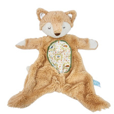 DOUGLAS BABY CUDDLE TOYS ORANGE FOX SECURITY BLANKET STUFFED ANIMAL TOY PLUSH
