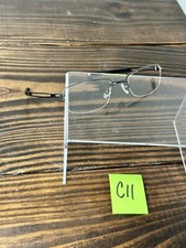 Oakley Frag OX5045-0351 Unisex Pewter Metal Half Rim Square Eyeglasses Frame