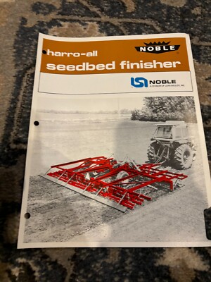 Noble Harro-All Seedbed Finisher Brochure FCCA24
