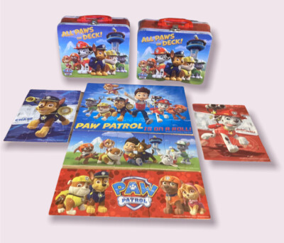 Paw Patrol All Paws - FIVE Puzzles in TWO Lunch Box Tins
