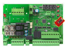 SCHEDA UNIVERSALE PER CANCELLO BATTENTE 1 - 2 MOTORI 230Vac COMPATIBILE CAME ZA3