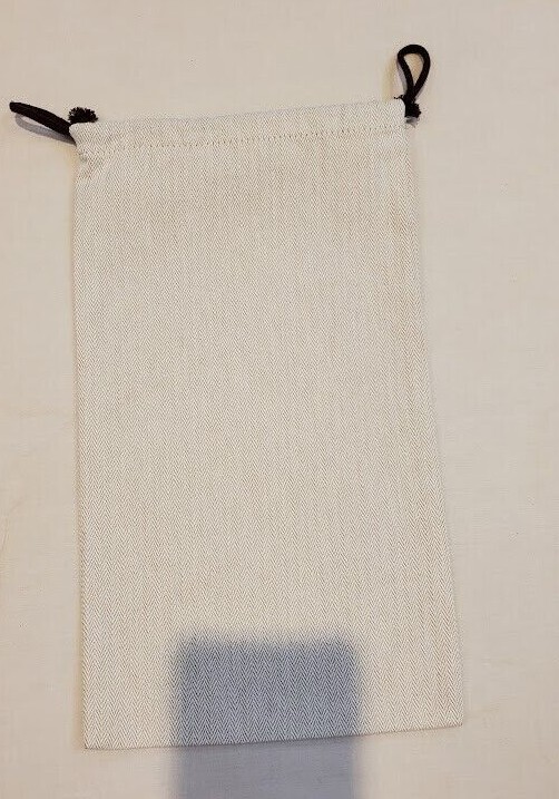 Hermes Herringbone Tweed Drawstring Storage Dust … - image 3