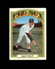 Ray Culp Signed Original 1972 Topps Boston Red Sox Autograph