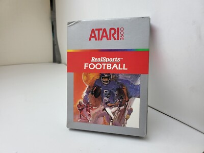 NEW FACTORY SEALED REALSPORTS FOOTBALL FOR ATARI 2600 NTSC EUROPEAN VERSION #K39