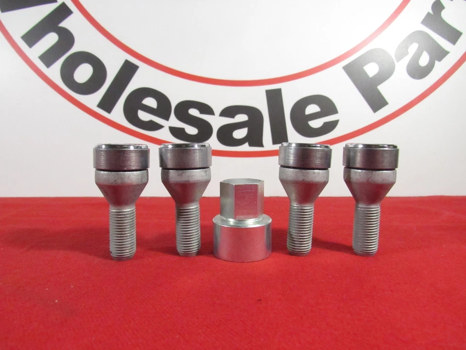 Juego de bloqueo de rueda con llave Dodge Dart CHRYSLER 200 JEEP Cherokee NUEVO OEM MOPAR Foto 3 de 4