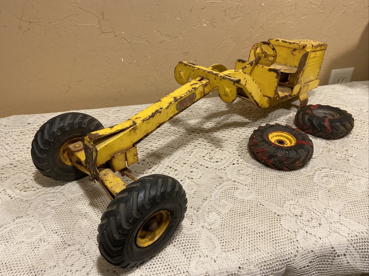 Vintage Doepke Model Toys Adams Pressed Steel Road Grader - Parts