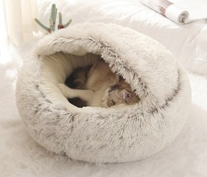 pet igloo bed