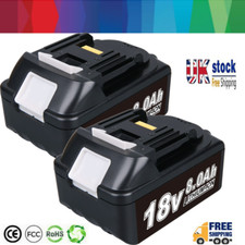 2pack 18V 8.0Ah For Makita Genuine Li-Ion BL1830 BL1850-2 BL1860 BL1815 Battery