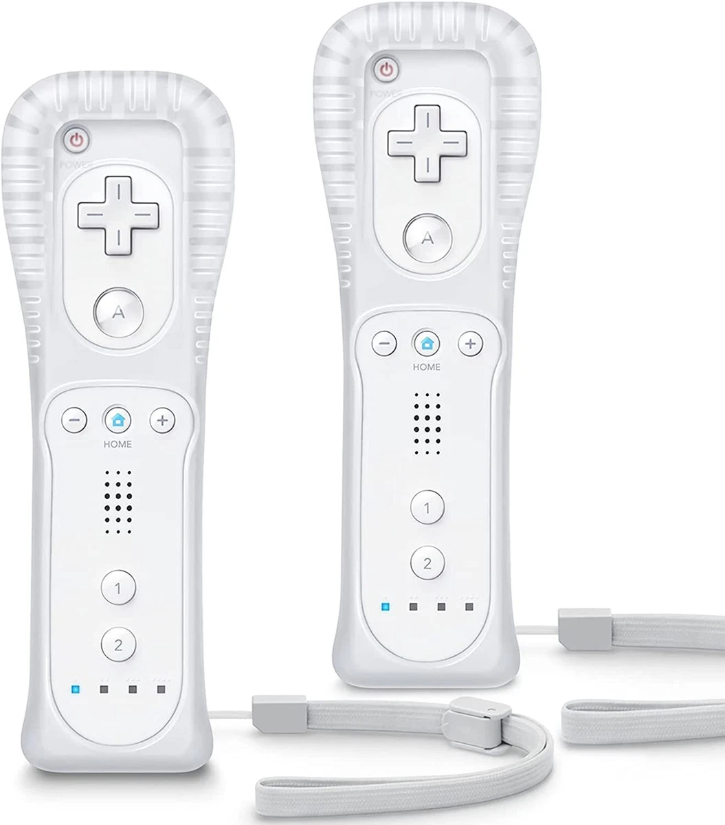 2 Pack Built in Motion Plus Wii Remote Controller Compatible with All  Nintendo Wii Games 