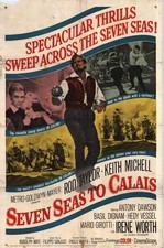 SEVEN SEAS TO CALAIS Movie POSTER 27x40 Rod Taylor Keith Michell Edy Vessel