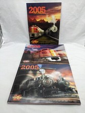 Set Of (3) 2005 MTH Electric Trains Volume 1 And 2 Catalogs Plus Accessories
