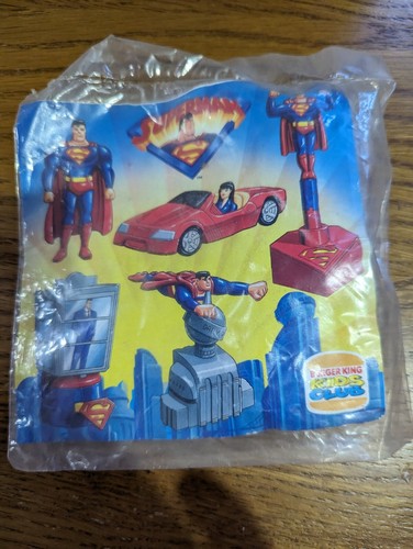 BURGER KING "SUPERMAN TOY" 1997 -U.K MIP SEALED IN BAG - Picture 2 of 2