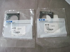 Lot of 2 Eaton 30.5mm Legend Selector Switch Back Plate REVERSE Black HT8SP30