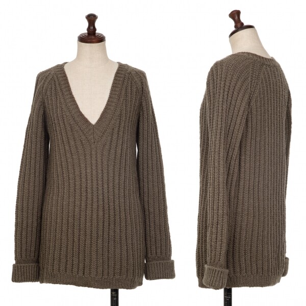 MM6 MAISON MARGIELA V Neck Wool Knit Sweater Size S(K-134552) | eBay