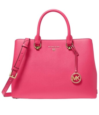 MICHAEL KORS Womens Casual Zipper Edith Satchel Bags Defected