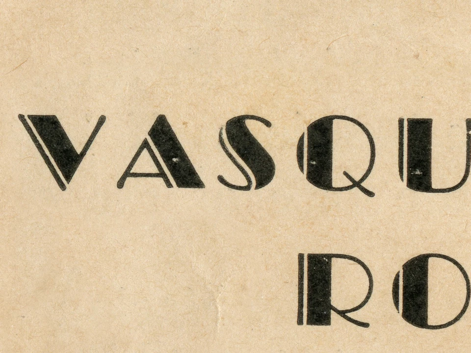 Póster folleto vintage de Vásquez Rocks - películas del desierto del suroeste occidental Foto 2 de 4