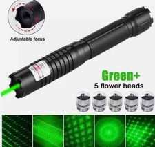 1mw 520nm Green pointer Adjustable Focus Visible Pen Beam light