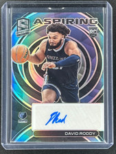 2022-23 Panini Spectra David Roddy Aspiring Autographs Rookie RC /99 #AA-DVR