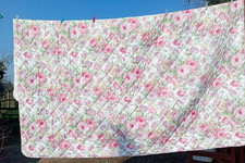 Trapunta Sanderson Options King Size rosa rose. 103" X 103" Ottime Condizioni