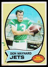 Don Maynard, 1970 Topps, #254, New York Jets,