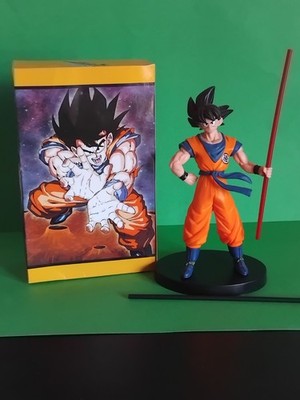Dragon Ball Z / Goku mit Nyoibo Stick - 21cm / Mit Box / No Bandai No Banpresto 