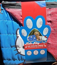Sanrio Hello Kitty Pet Cooling Throw Blanket 40x50 Red, White Blue Breathable