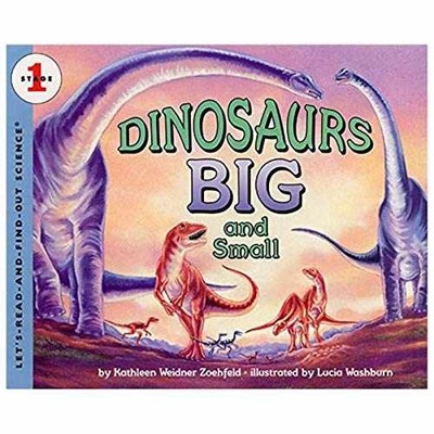 Dinosaurs Big and Small - Paperback, by Zoehfeld Kathleen Weidner - Very Good