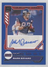 2023 Panini Donruss Signature Marks Blue 36/50 Mark Bavaro #SM-MB Auto 1mx6