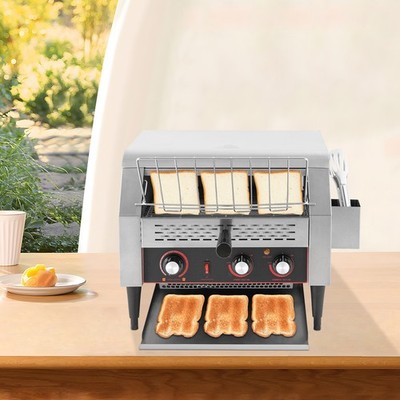 Electric Commercial Restaurant Industrial Conveyor Toaster 450 Slice/Hour 7Speed