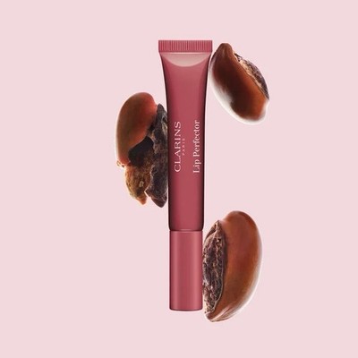 Clarins Lip Perfector Sheer Lip Gloss, Shade Intense Maple, New $30 Retail