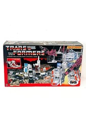 TRANSFORMERS G1 METROPLEX GUARDIAN ROBOT HASBRO TAKARA EURO GIG Anni 80 Base