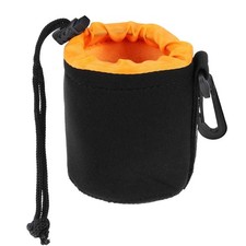 S Size Small Camera Lens Pouch, Thick Protective Neoprene Bag Storage Cover...
