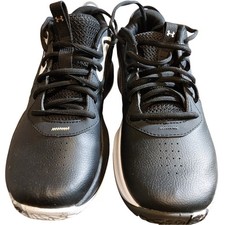 Under Armour Lockdown 6 Mismatch Men 8.5 Women 10 Black White 3025616-001