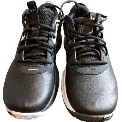 Under Armour Lockdown 6 Mismatch Men 8.5 Women 10 Black White 3025616-001
